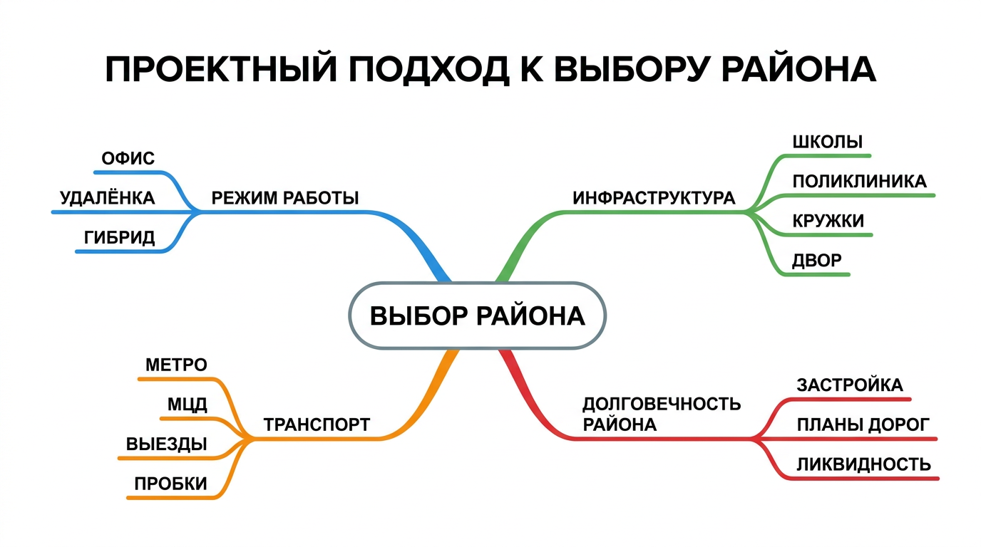 Проектный подход к выбору района